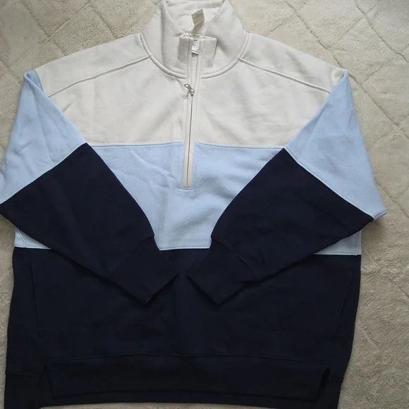 OFFLINE BY AERIE QUARTER ZIP CLOUD FLEECE SWEATSHIRT - Picture 1 of 6